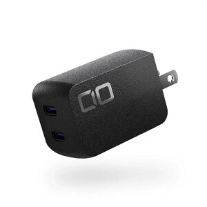 CIO 45W 2�|�[�g GaN�}���[�d��@NovaPort DUOII CIO-G45W2C-N2-BK �u���b�N