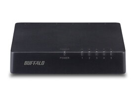 バッファロー（Buffalo） スイッチングHub LSW4-TX-5EPL/BKD ブラック