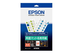 EPSON�i�G�v�\���j ���ʃ}�b�g���h�p�� KA410NC A4�T�C�Y�i210×297mm�j/ 10����