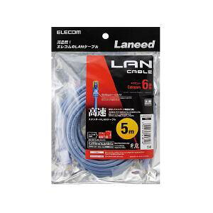�G���R�� LAN�P�[�u���^CAT6�^���� LD-GPN/BU5 �u���[