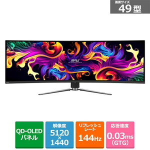 MSIiGGXACj 49C`EgChQD-OLEDڃQ[~Oj^[ MPG-491CQP-QD-OLED 