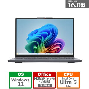 Lenovo(���m�{) 16�^�m�[�g�p�\�R���@Lenovo IdeaPad Slim 3i Gen 11 83US0008JP(IPS3 16IPH11) ���i�O���[