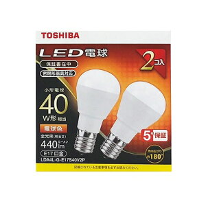 ŁiTOSHIBAj LEDd@dF@2 LDA4L-G-E17S40V2P 40W`/E17