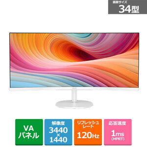 MSI�i�G���G�X�A�C�j 34�^�t�����j�^�[�@PRO MP341CQW E12 PRO-MP341CQW-E12 �z���C�g