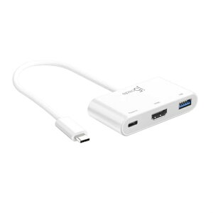 j5 create Type-C to HDMI+USB 3.0�}���`�A�_�v�^�[ JCA379 �z���C�g