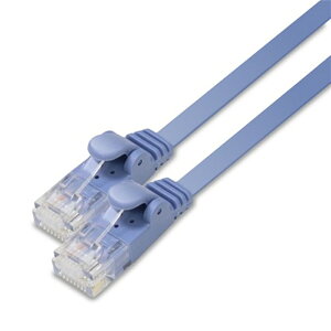 �G���R�� LAN�P�[�u���^CAT6�^�t���b�g�^3m LD-GF2/BU3 �u���[