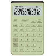 カシオ計算機 デザイン電卓　Comfy（コンフィ） JT-200T-GN-N グレイッシュグリーン