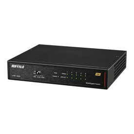 バッファロー（Buffalo） 10Gbps対応 5ポート スイッチングハブ LXW-10G5 ブラック