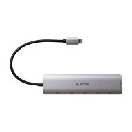 エレコム USB Type-C(TM)6in1ドッキングステーション DST-M060BPSV シルバー