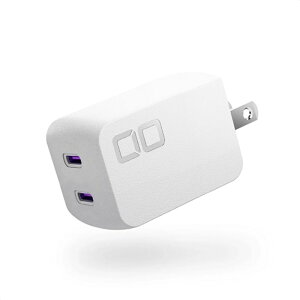 CIO 45W 2�|�[�g GaN�}���[�d��@NovaPort DUOII CIO-G45W2C-N2-WH �z���C�g