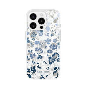 kate spadeiPCg Xy[hj iPhone 16 ProΉ@Kate Spade iPCgXy[hjP[X KS054422 Flowerbed Blue