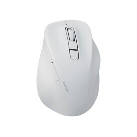 エレコム Bluetooth 無線 マウス 静音 ワイヤレスマウス 5ボタン 右手専用 Mサイズ M-XGM30BBSKWH ホワイト