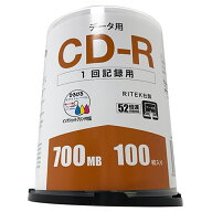 RITEK社製 データ用CD−R　52倍速　100枚　スピンドル RM-CD700R100SD