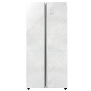 (���������ۏ�/�z���ݒu����)AQUA�i�A�N�A�j 2�h�A�①�� AQR-SBS48A(W) �N���A�}�[�u���z���C�g�@�ω��J���@���e�ʁF475���b�g��