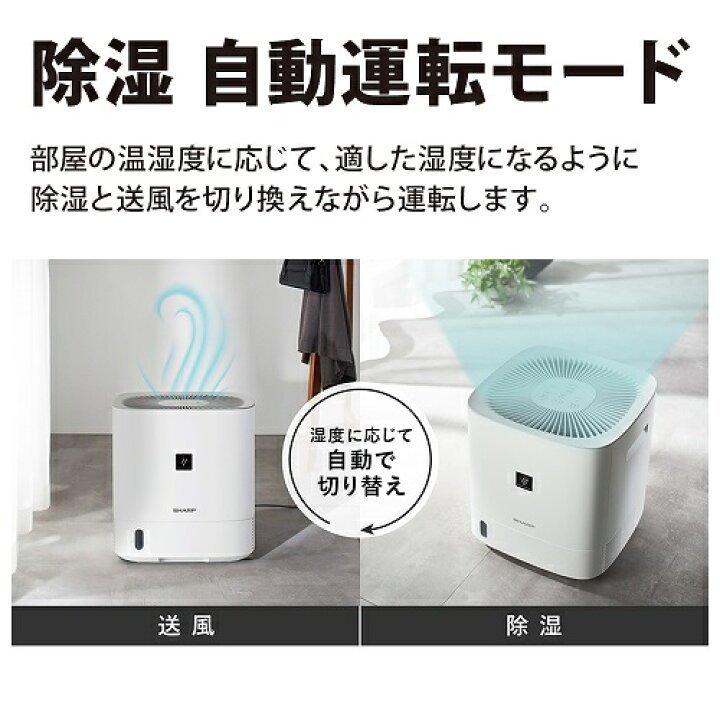 楽天市場】SHARP（シャープ） 衣類乾燥除湿機 CV-T60-W ホワイト系 