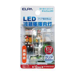 ELPA LED�①�Ɍɓ���E12 LDT1CN-G-E12-G125 �N���A�����F