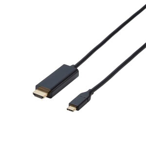 GR USB Type-C(TM) - HDMI(R)ϊP[u CAC-CHDMI20BK2 ubN