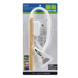 ELPA LED�N���b�v���C�g �X�e�B�b�N�^�C�v�i�N���b�v���C�g�j SPOT-LL301N(WD) �ؖڒ� �E�b�h