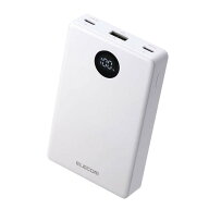 エレコム 半固体モバイルバッテリー(10000mAh/35W) DE-C86-10000WH ホワイト　容量：10,000mAh