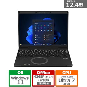 Panasonic�i�p�i�\�j�b�N�j 12.4�^�m�[�g�p�\�R���@���b�c�m�[�g�@SC7 /Copilot+ PC CF-SC7BDPCR �u���b�N