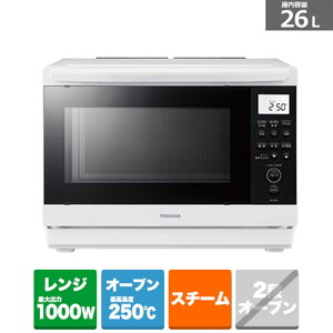 (���������ۏ�)���ŁiTOSHIBA�j �p�M���X�`�[���I�[�u�������W�@�Ηq�h�[�� ER-D70C(W) �z���C�g