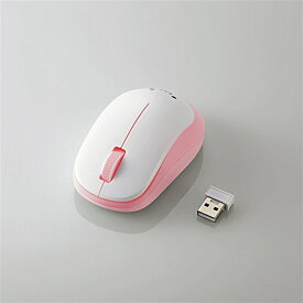 エレコム 3ボタンBlueLED無線マウス M-DY12DBPN ピンク