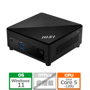 MSI�i�G���G�X�A�C�j �f�X�N�g�b�v�p�\�R���@Cubi 5 1MA-656JP CUBI-5-1MA-656JP �u���b�N