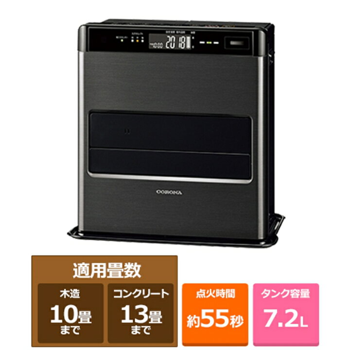 楽天市場】コロナ 石油ファンヒーター WZシリーズ FH-WZ3624BY(KG 