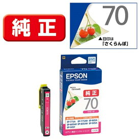 EPSON（エプソン） 純正インクカートリッジ ICM70 マゼンタ