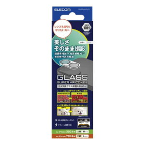 �G���R�� iPhone 16/iPhone 16 Plus �J���������Y�J�o�[ �K���X ������ PM-A24AFLLP4CR �N���A