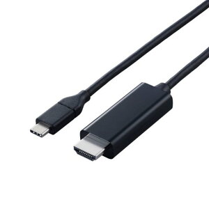 GR USB Type-C(TM) - HDMI(R)ϊP[u CAC-CHDMI30BK2 ubN