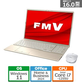 富士通 16型ノートパソコン　FMV AHシリーズ AH50/J3 FMVA50J3GK ベージュゴールド　【ケーズデンキオリジナルモデル】