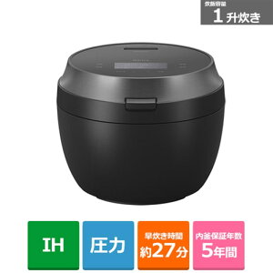 (���������ۏ�)Panasonic�i�p�i�\�j�b�N�j �ψ���IH�W���[���ъ� SR-X918E-K �u���b�N�@���їe�ʁF1��