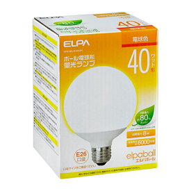 ELPA 電球型蛍光灯　E26　40W　1個入り EFG10EL/8-G042H 電球色
