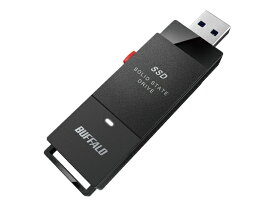バッファロー（Buffalo） スティック型SSD PC・TV録画向け USB3.2（Gen2）対応 SSD-SCT1.0U3-BA ブラック　SSD：1TB