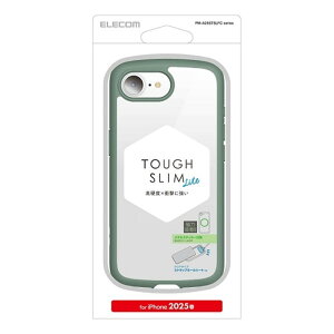 GR iPhone 16e TOUGH SLIM LITE P[X t[J[ ^XebJ[t PM-A25STSLFCGN O[