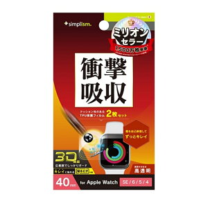 gjeB Apple Watch 40mm SEi2j/ SEi1j / 6 / 5 / 4 Sʕی쎩ȎtB TR-AW2240-PT-SKFRCC