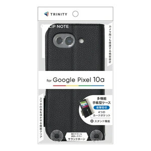 �g���j�e�B Google Pixel 10a�Ή��iFlipNote�j�t���b�v�m�[�g�P�[�X TR-PX2610A-FN-SHBK �u���b�N