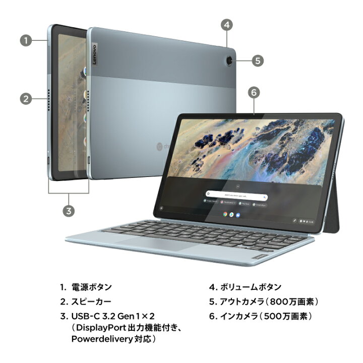 楽天市場】Lenovo(レノボ) モバイルパソコン IdeaPad Duet 370 