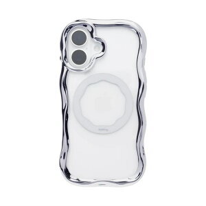 Hamee iPhone 17�p iFace BeBling Wave MagSynq �N���A�P�[�X 41-190238 �V���o�[