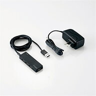エレコム USBHUB2．0／セルフパワー U2H-AN4SBK ブラック
