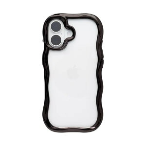 Hamee iPhone 17�p iFace BeBling Wave�N���A�P�[�X 41-190139 �u���b�N