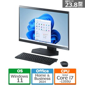 NEC 23.8型デスクトップパソコン　LAVIE A23 PC-A2375JAB ファインブラック