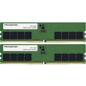 PRINCETON 32GB(16GB 2枚組) ／DDR5-4800／288PIN／UDIMM PD5-4800-16GX2