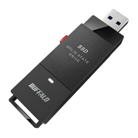 バッファロー（Buffalo） USB 3.2（Gen.1）対応 テレビ対応・スティック型SSD SSD-PUT250U3-BKC ブラック　SSD：250GB