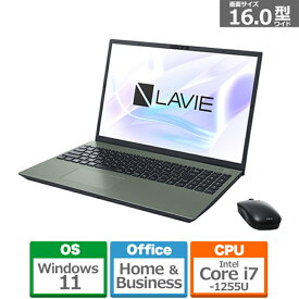 NEC 16型ノートパソコン　LAVIE N16 N1670/HAシリーズ PC-N1670HAE オリーブグリーン