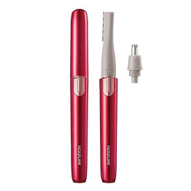 小泉 フェイスシェーバー＆ノーズケア（USB充電式）マイクロB KLC-0850-P ピンク