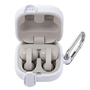 �G���R�� LinkBuds Clip�Ή� OUGH SLIM Lock �n�C�u���b�h�P�[�X TWS-SO261TSLWH �z���C�g