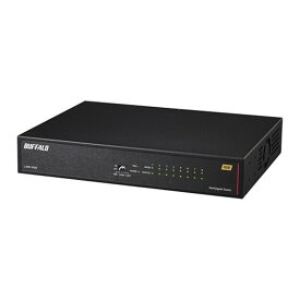 バッファロー（Buffalo） 10Gbps対応 8ポート スイッチングハブ LXW-10G8 ブラック