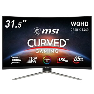 MSI�i�G���G�X�A�C�j 31.5�^�Q�[�~���O���j�^�[�@MAG 325CQRF QD E2 MAG-325CQRF-QD-E2 �u���b�N